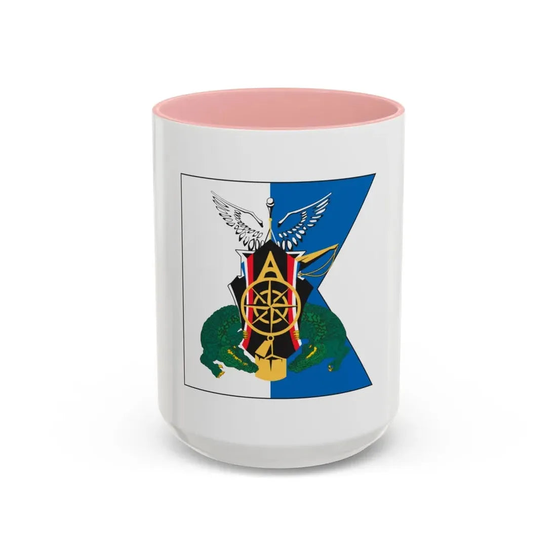 USCGC Alfa Crest (U.S. Coast Guard) Accent Coffee Mug 15oz Pink - Go Mug Yourself