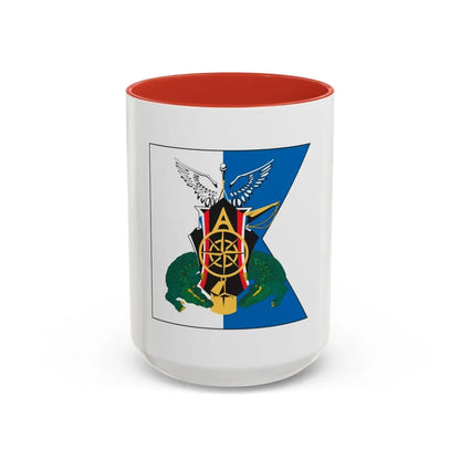 USCGC Alfa Crest (U.S. Coast Guard) Accent Coffee Mug 15oz Red - Go Mug Yourself