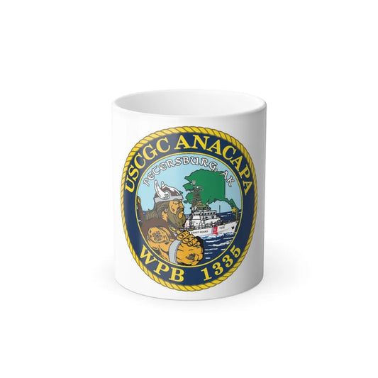 USCGC Anacapa WPB 1335 Petersburg AK (U.S. Coast Guard) Color Changing Mug 11oz-11oz-Go Mug Yourself