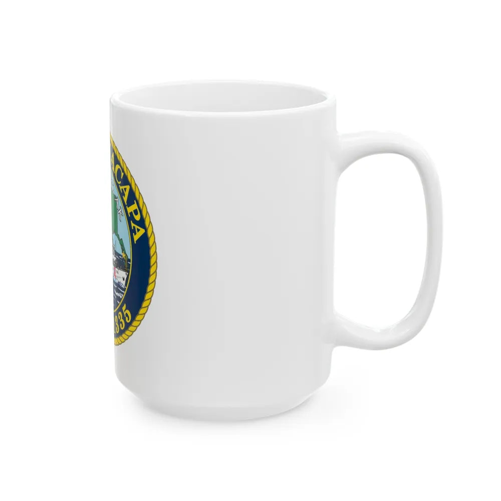 USCGC Anacapa WPB 1335 Petersburg AK (U.S. Coast Guard) White Coffee Mug-Go Mug Yourself