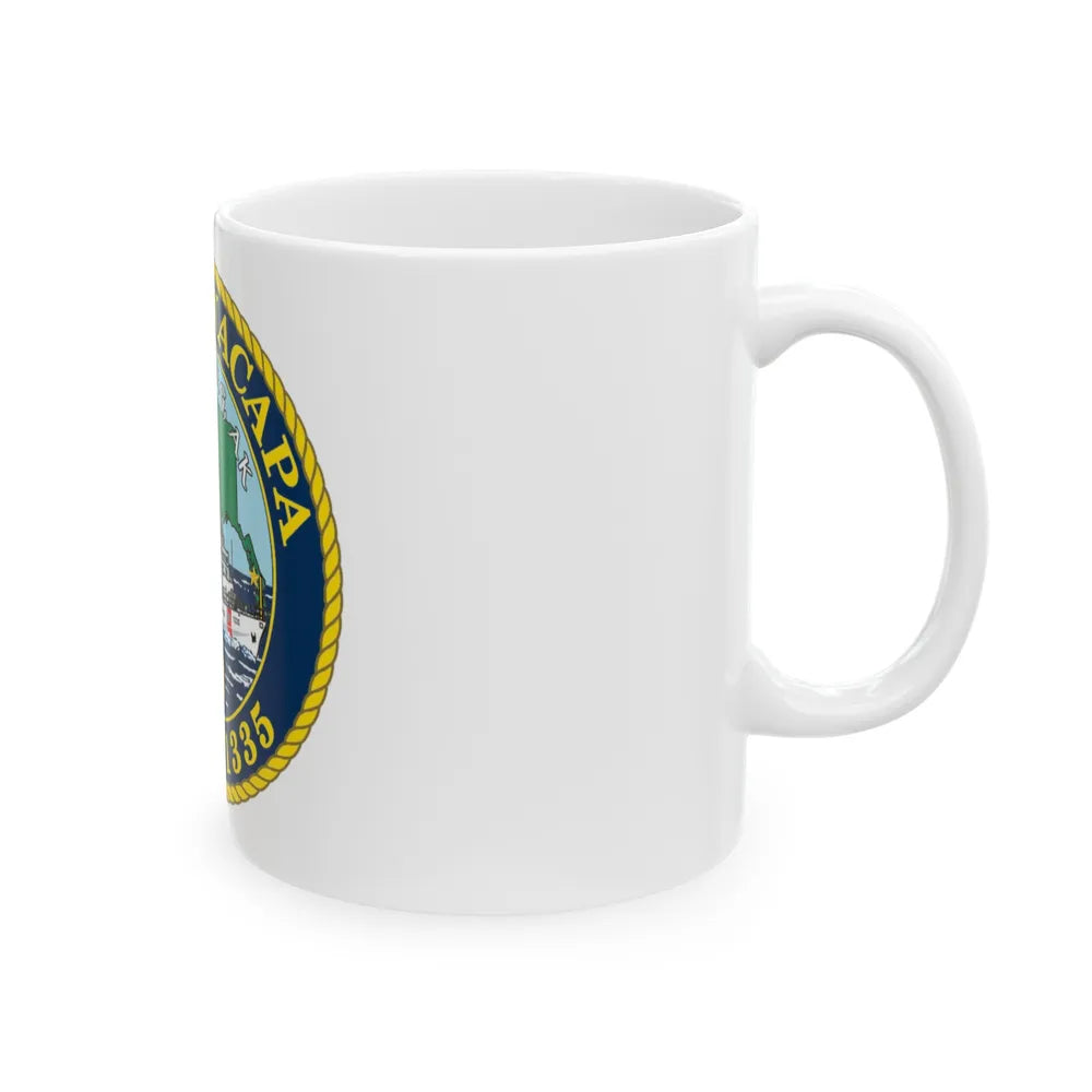 USCGC Anacapa WPB 1335 Petersburg AK (U.S. Coast Guard) White Coffee Mug-Go Mug Yourself