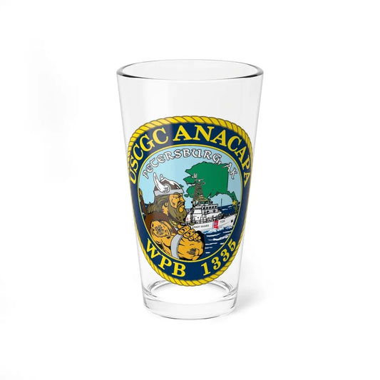 USCGC Anacapa WPB 1335 Petersburg AK (U.S. Coast Guard) Pint Glass 16oz 16oz - Go Mug Yourself