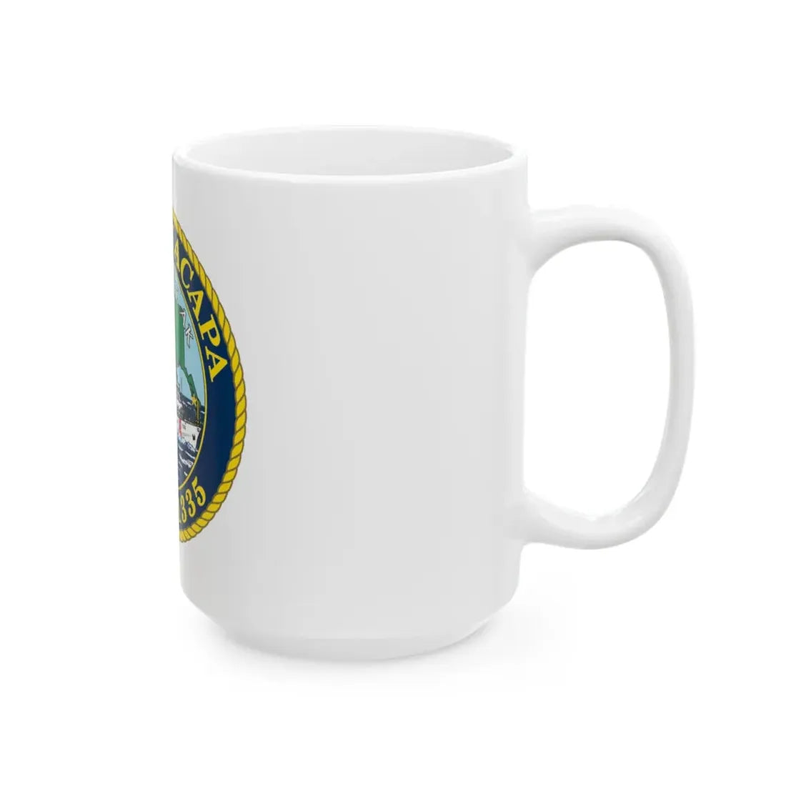 USCGC Anacapa WPB 1335 Petersburg AK (U.S. Coast Guard) White Coffee Mug - Go Mug Yourself