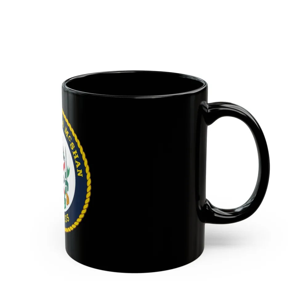 USCGC ANGELA McSHAN WPC 1135 (U.S. Coast Guard) Black Coffee Mug-Go Mug Yourself