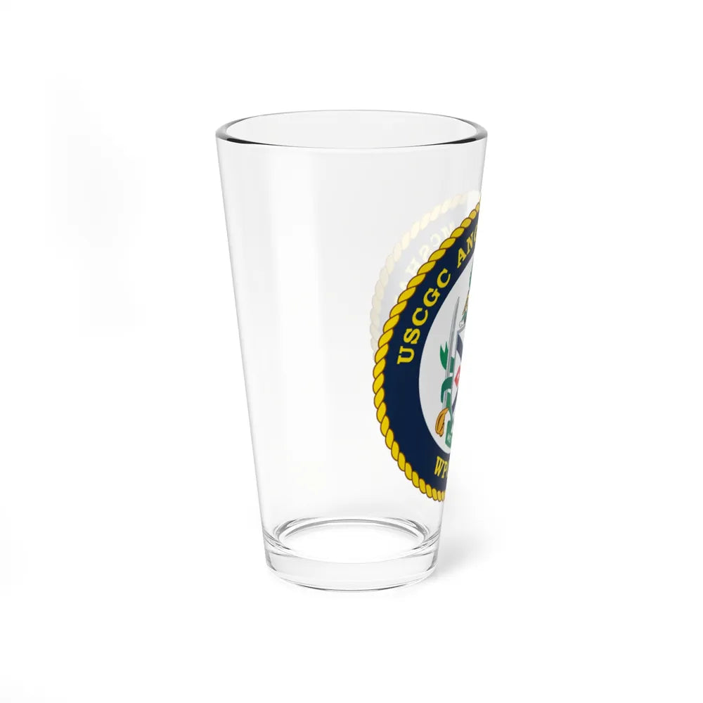 USCGC ANGELA McSHAN WPC 1135 (U.S. Coast Guard) Pint Glass 16oz-Go Mug Yourself