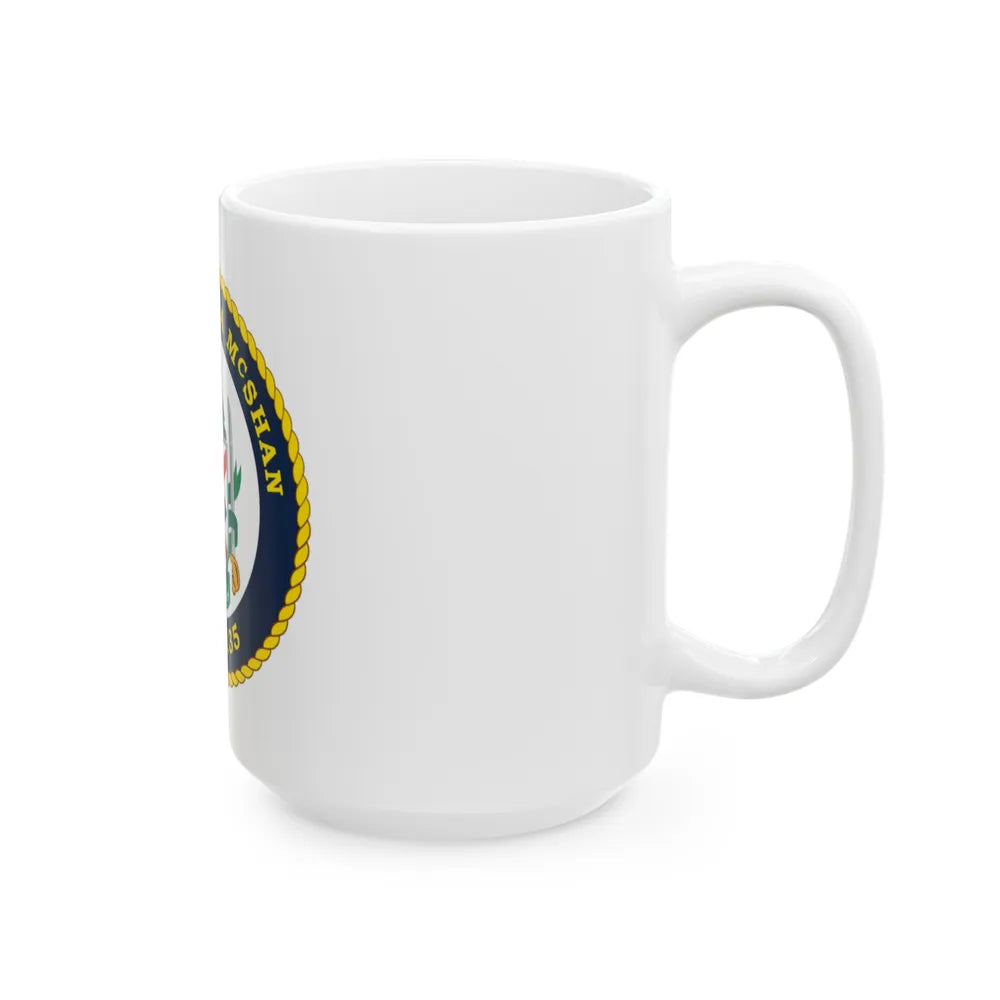 USCGC ANGELA McSHAN WPC 1135 (U.S. Coast Guard) White Coffee Mug-Go Mug Yourself