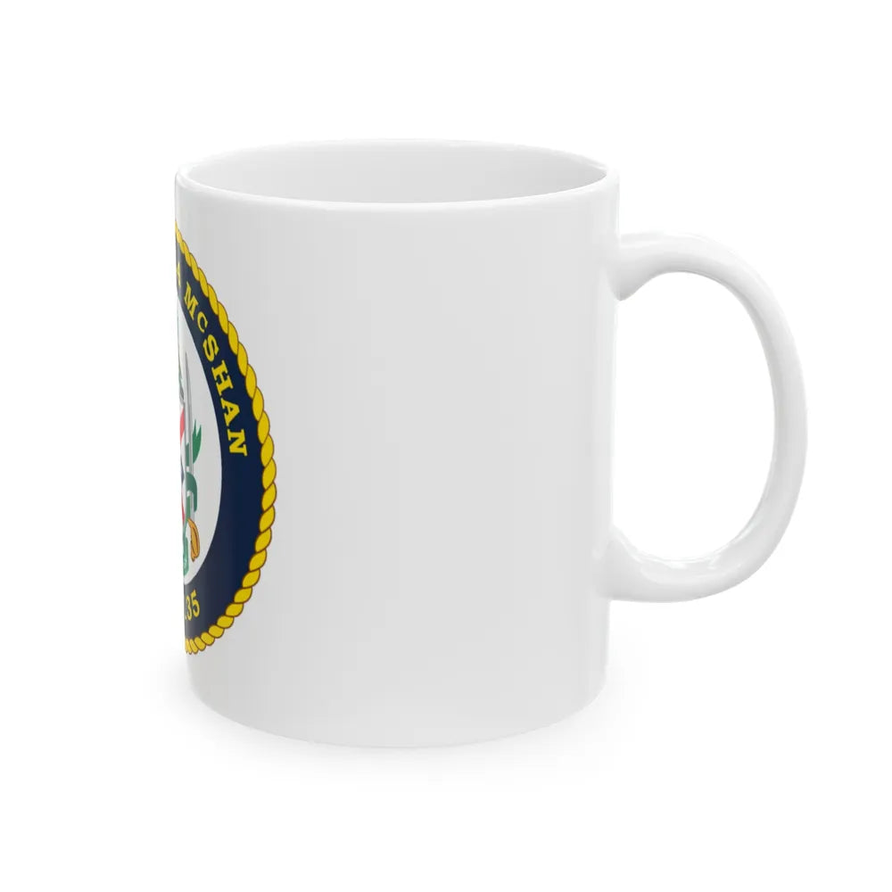 USCGC ANGELA McSHAN WPC 1135 (U.S. Coast Guard) White Coffee Mug-Go Mug Yourself