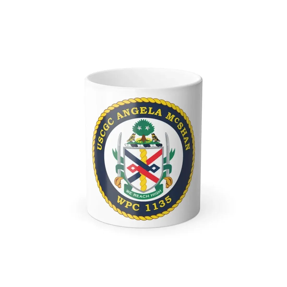 USCGC ANGELA McSHAN WPC 1135 (U.S. Coast Guard) Color Changing Coffee Mug 11oz - Go Mug Yourself
