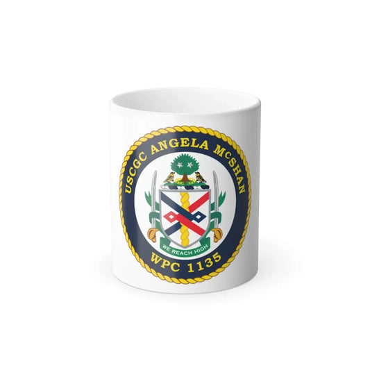 USCGC ANGELA McSHAN WPC 1135 (U.S. Coast Guard) Color Changing Coffee Mug 11oz - Go Mug Yourself