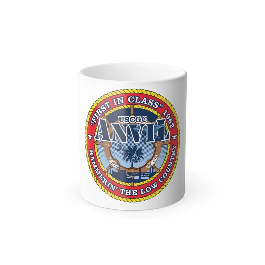 USCGC Anvil WLIC 75301 (U.S. Coast Guard) Color Changing Coffee Mug 11oz - Go Mug Yourself