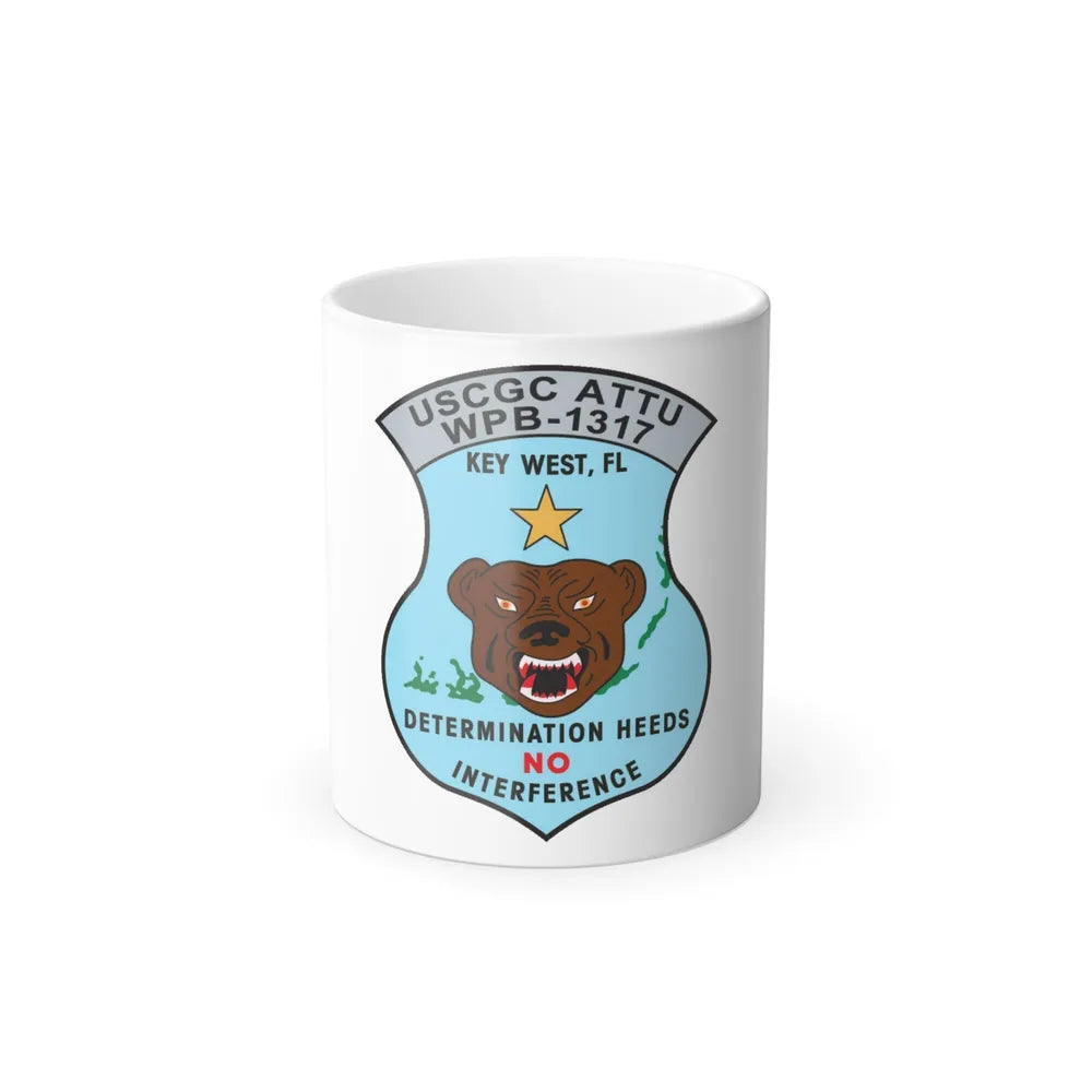 USCGC Attu WPB 1317 Key West FL (U.S. Coast Guard) Color Changing Mug 11oz-11oz-Go Mug Yourself