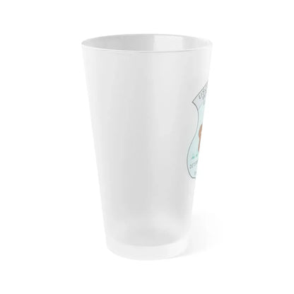 USCGC Attu WPB 1317   Key West FL (U.S. Coast Guard) Frosted Pint Glass 16oz - Go Mug Yourself
