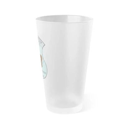 USCGC Attu WPB 1317   Key West FL (U.S. Coast Guard) Frosted Pint Glass 16oz - Go Mug Yourself