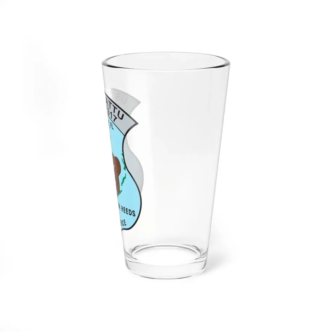 USCGC Attu WPB 1317   Key West FL (U.S. Coast Guard) Pint Glass 16oz - Go Mug Yourself