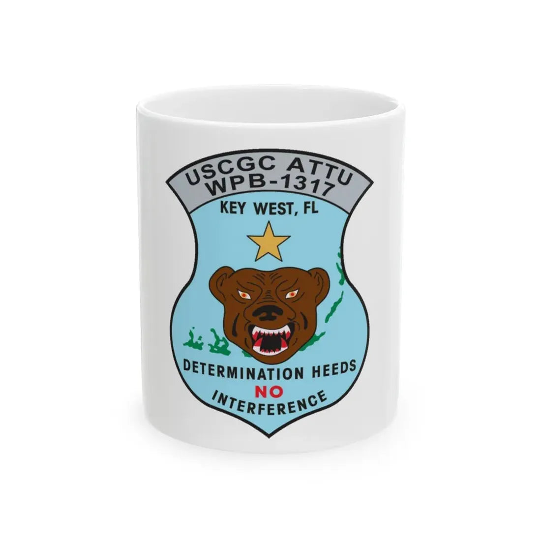 USCGC Attu WPB 1317   Key West FL (U.S. Coast Guard) White Coffee Mug 11oz - Go Mug Yourself