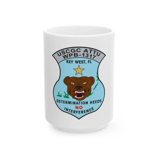 USCGC Attu WPB 1317   Key West FL (U.S. Coast Guard) White Coffee Mug 15oz - Go Mug Yourself