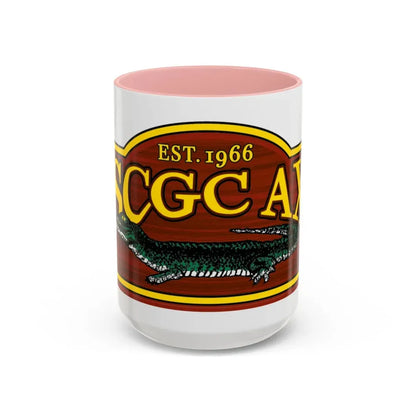 USCGC Axe (U.S. Coast Guard) Accent Coffee Mug 15oz Pink - Go Mug Yourself