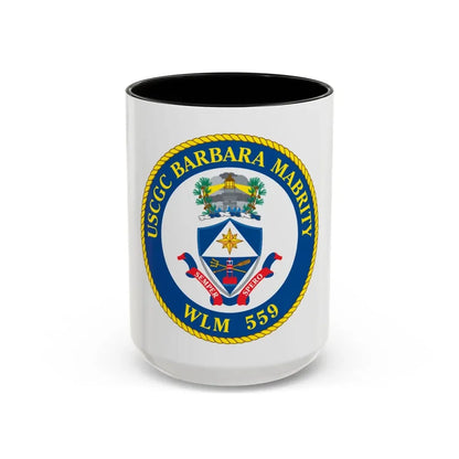 USCGC Barbara Mabrity WLM 559 (U.S. Coast Guard) Accent Coffee Mug 15oz Black - Go Mug Yourself