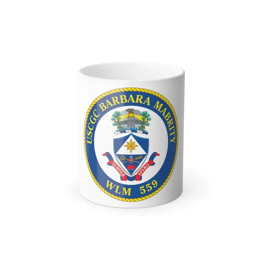 USCGC Barbara Mabrity WLM 559 (U.S. Coast Guard) Color Changing Coffee Mug 11oz - Go Mug Yourself