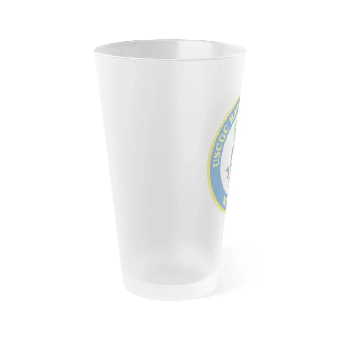 USCGC Barbara Mabrity WLM 559 (U.S. Coast Guard) Frosted Pint Glass 16oz - Go Mug Yourself