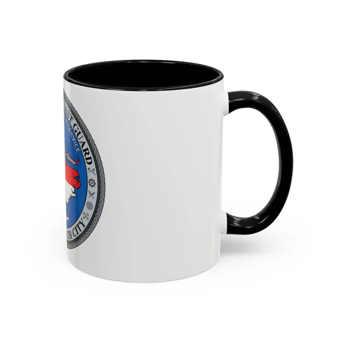 USCGC Base Elizabeth City (U.S. Coast Guard) Accent Coffee Mug - Go Mug Yourself