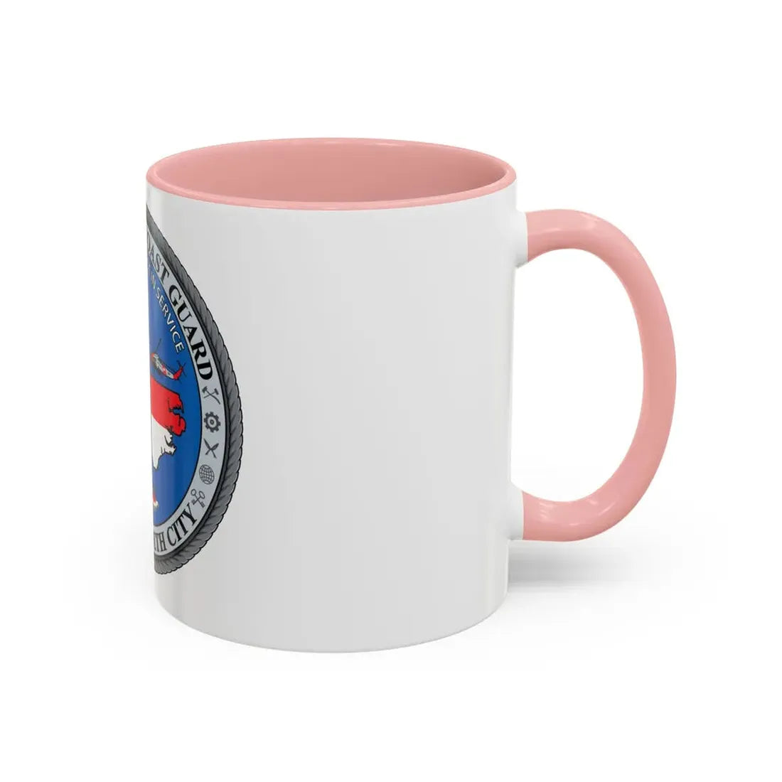 USCGC Base Elizabeth City (U.S. Coast Guard) Accent Coffee Mug - Go Mug Yourself