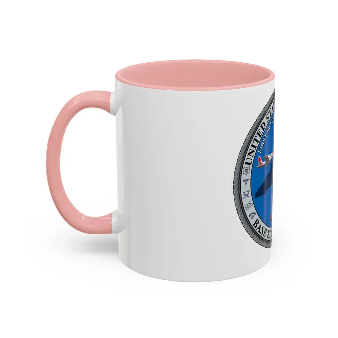 USCGC Base Elizabeth City (U.S. Coast Guard) Accent Coffee Mug - Go Mug Yourself