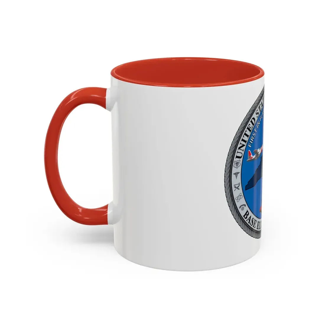 USCGC Base Elizabeth City (U.S. Coast Guard) Accent Coffee Mug - Go Mug Yourself