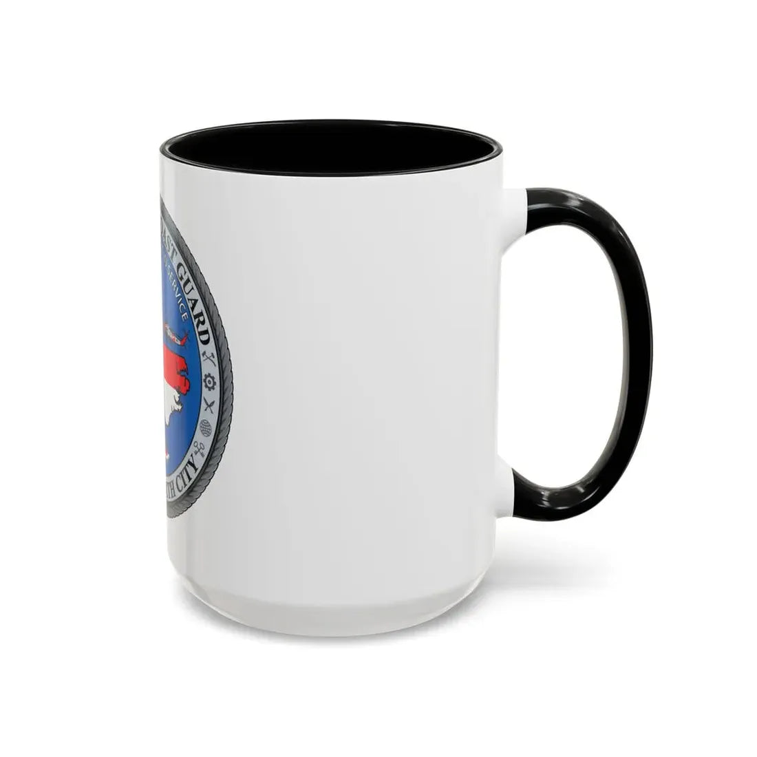 USCGC Base Elizabeth City (U.S. Coast Guard) Accent Coffee Mug - Go Mug Yourself