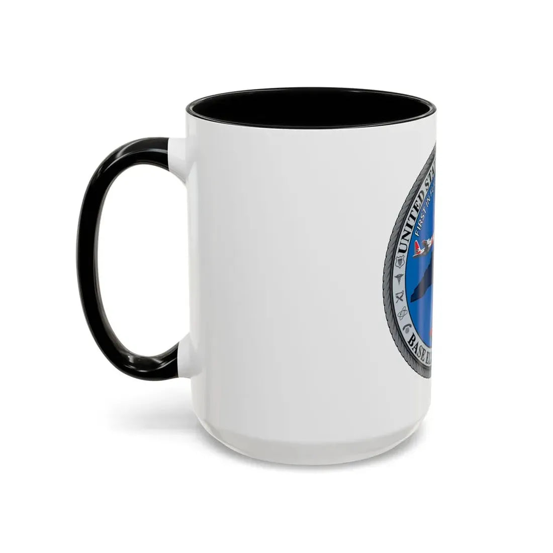 USCGC Base Elizabeth City (U.S. Coast Guard) Accent Coffee Mug - Go Mug Yourself
