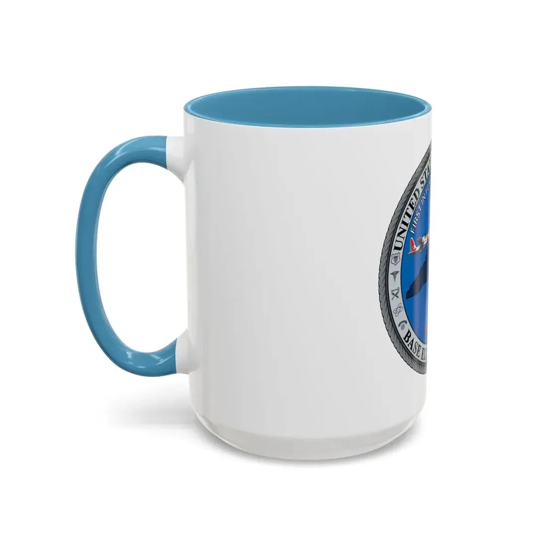 USCGC Base Elizabeth City (U.S. Coast Guard) Accent Coffee Mug - Go Mug Yourself