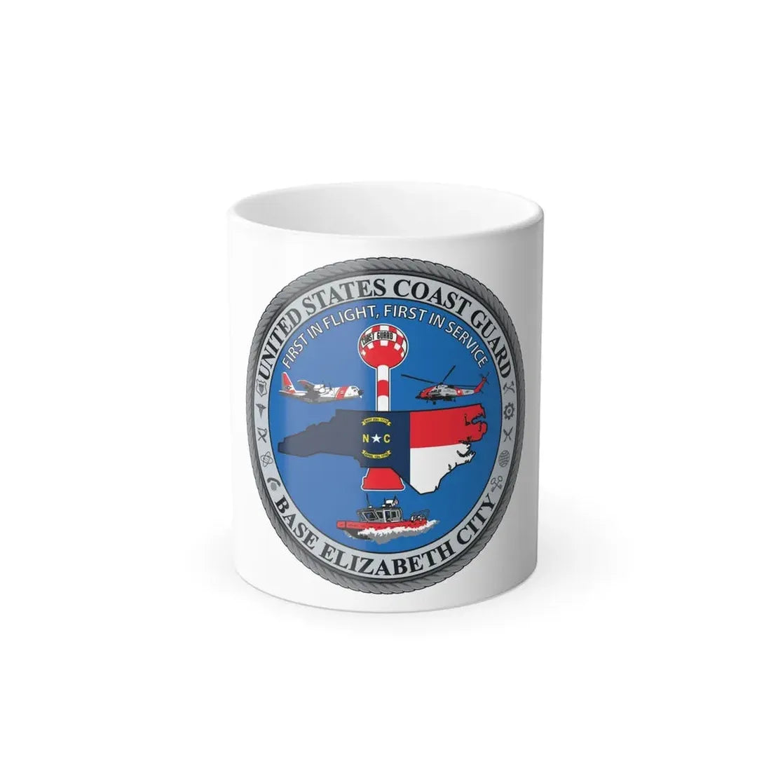USCGC Base Elizabeth City (U.S. Coast Guard) Color Changing Coffee Mug 11oz - Go Mug Yourself