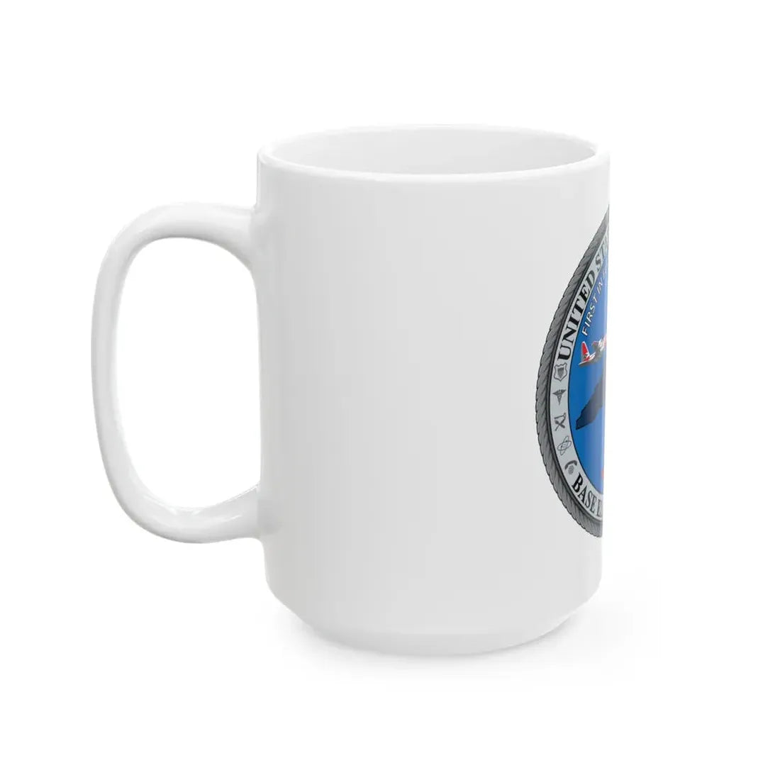 USCGC Base Elizabeth City (U.S. Coast Guard) White Coffee Mug - Go Mug Yourself
