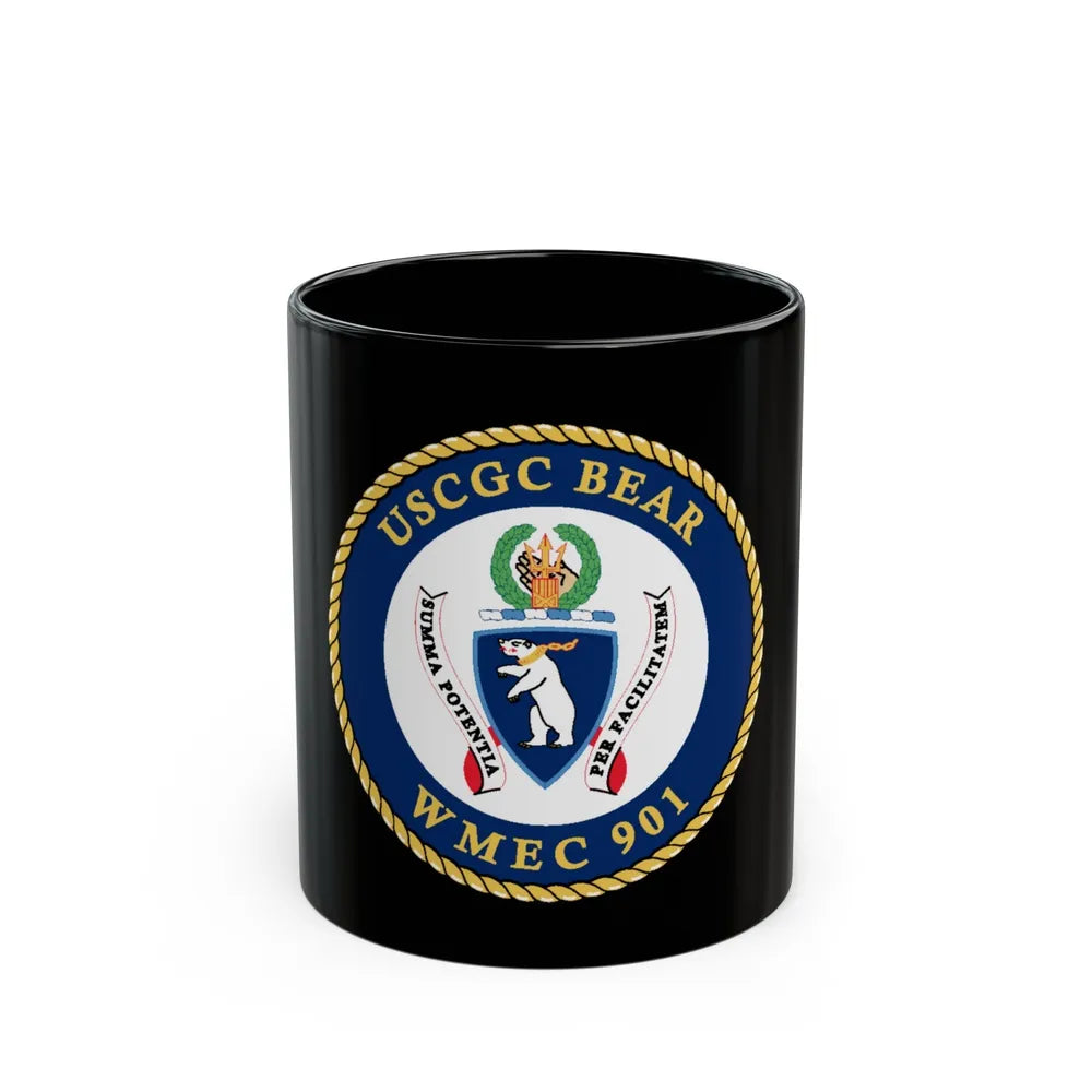 USCGC Bear WMEC 901 (U.S. Coast Guard) Black Coffee Mug-11oz-Go Mug Yourself