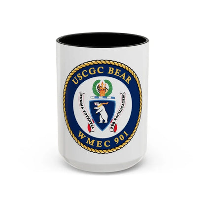 USCGC Bear WMEC 901 (U.S. Coast Guard) Accent Coffee Mug 15oz Black - Go Mug Yourself