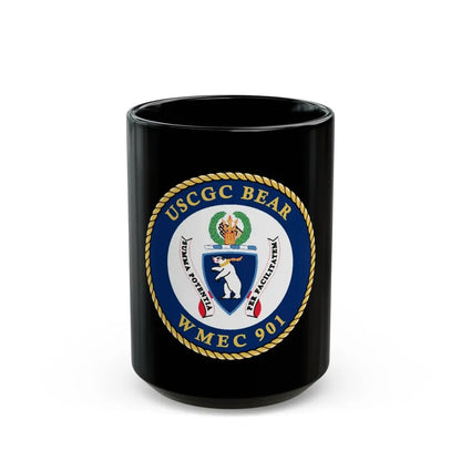 USCGC Bear WMEC 901 (U.S. Coast Guard) Black Coffee Mug 15oz - Go Mug Yourself