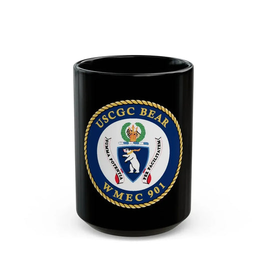 USCGC Bear WMEC 901 (U.S. Coast Guard) Black Coffee Mug 15oz - Go Mug Yourself