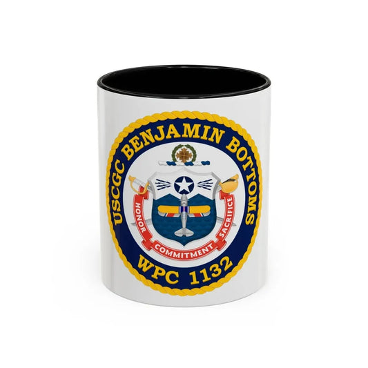 USCGC Benjamin Bottoms WPC 1132 (U.S. Coast Guard) Accent Coffee Mug 11oz Black - Go Mug Yourself