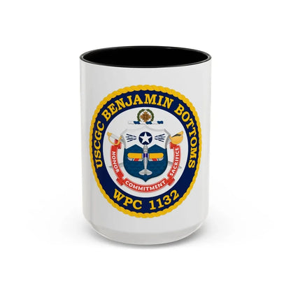 USCGC Benjamin Bottoms WPC 1132 (U.S. Coast Guard) Accent Coffee Mug 15oz Black - Go Mug Yourself