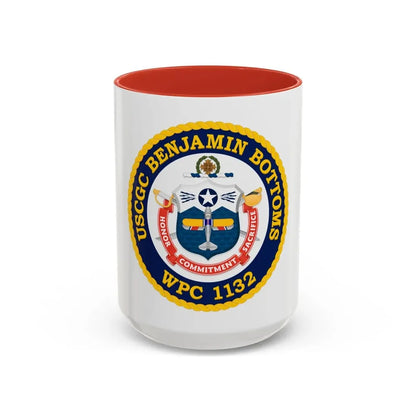 USCGC Benjamin Bottoms WPC 1132 (U.S. Coast Guard) Accent Coffee Mug 15oz Red - Go Mug Yourself