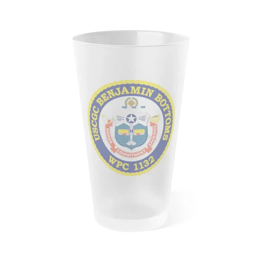 USCGC Benjamin Bottoms WPC 1132 (U.S. Coast Guard) Frosted Pint Glass 16oz Default Title - Go Mug Yourself