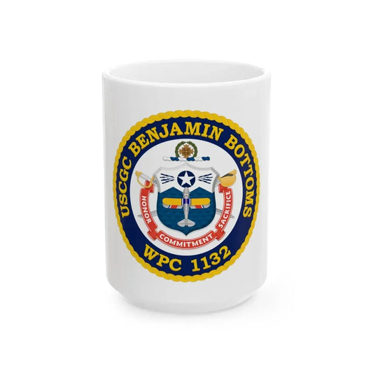 USCGC Benjamin Bottoms WPC 1132 (U.S. Coast Guard) White Coffee Mug 15oz - Go Mug Yourself