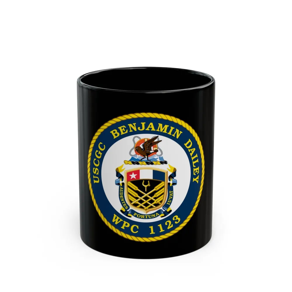 USCGC Benjamin Dailey WPC 1123 (U.S. Coast Guard) Black Coffee Mug-11oz-Go Mug Yourself