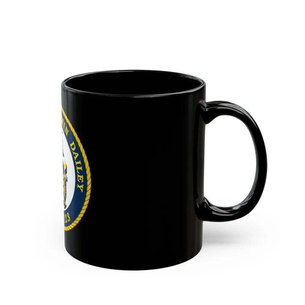 USCGC Benjamin Dailey WPC 1123 (U.S. Coast Guard) Black Coffee Mug-Go Mug Yourself