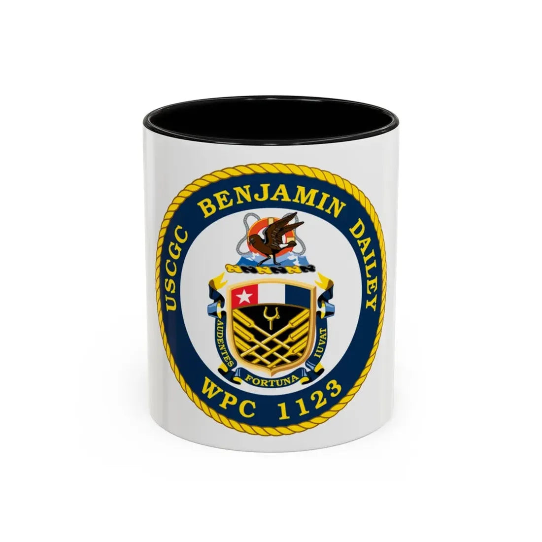 USCGC Benjamin Dailey WPC 1123 (U.S. Coast Guard) Accent Coffee Mug 11oz Black - Go Mug Yourself