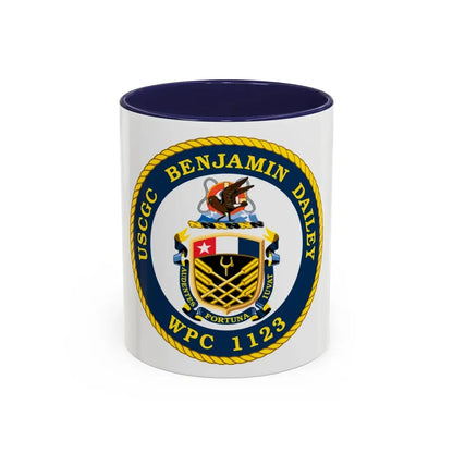 USCGC Benjamin Dailey WPC 1123 (U.S. Coast Guard) Accent Coffee Mug 11oz Navy - Go Mug Yourself