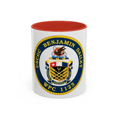 USCGC Benjamin Dailey WPC 1123 (U.S. Coast Guard) Accent Coffee Mug 11oz Red - Go Mug Yourself