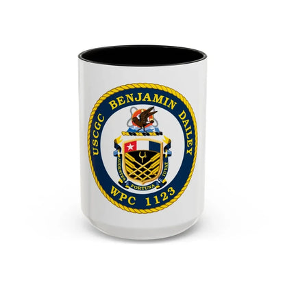 USCGC Benjamin Dailey WPC 1123 (U.S. Coast Guard) Accent Coffee Mug 15oz Black - Go Mug Yourself