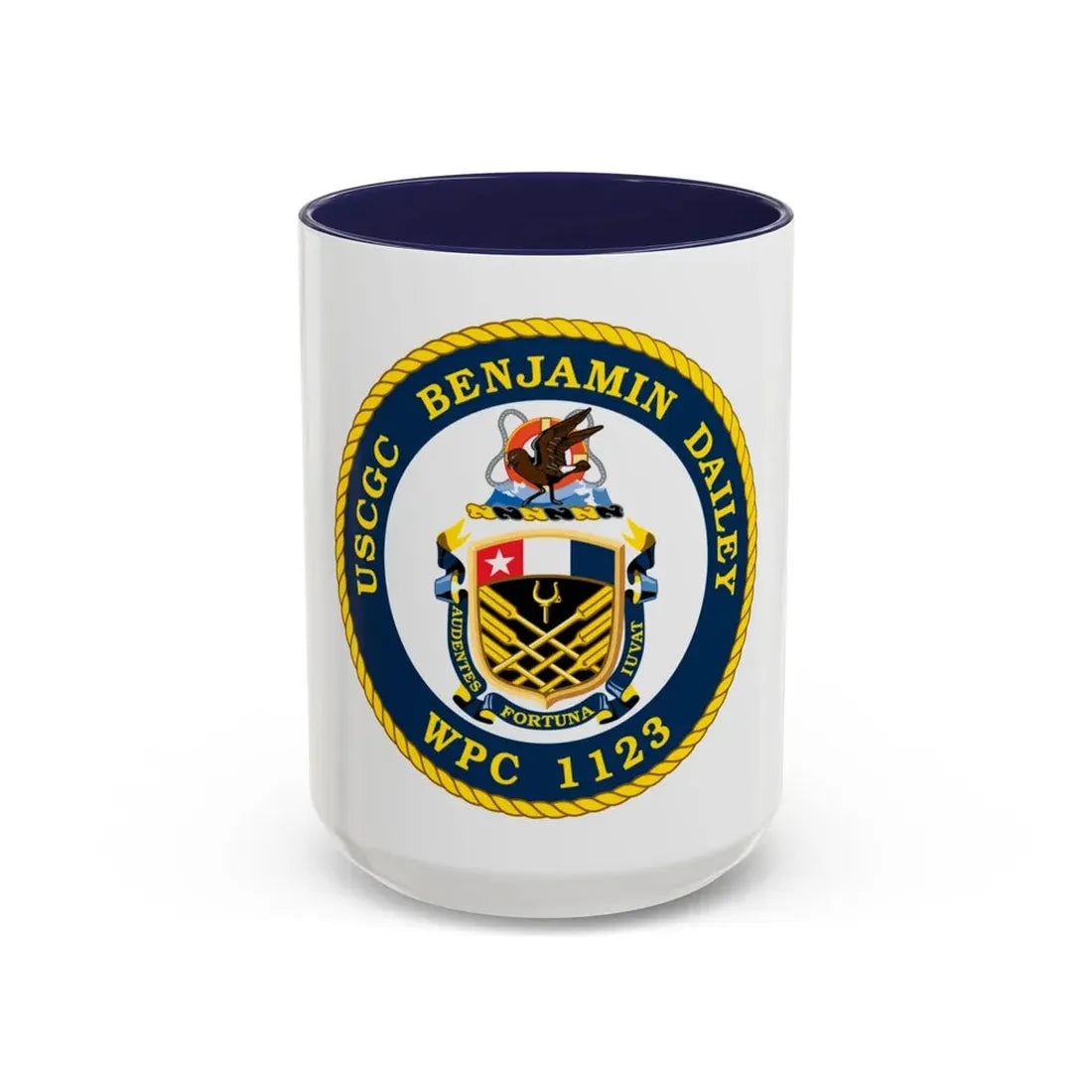 USCGC Benjamin Dailey WPC 1123 (U.S. Coast Guard) Accent Coffee Mug 15oz Navy - Go Mug Yourself