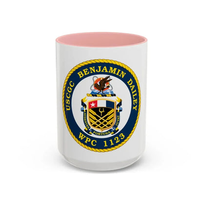 USCGC Benjamin Dailey WPC 1123 (U.S. Coast Guard) Accent Coffee Mug 15oz Pink - Go Mug Yourself